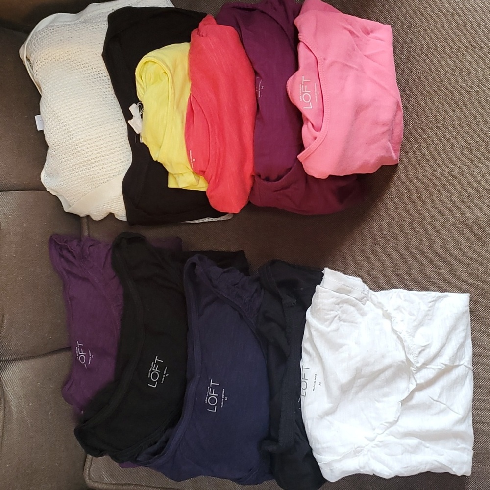 Lot / Bundle Size M LOFT tops and others